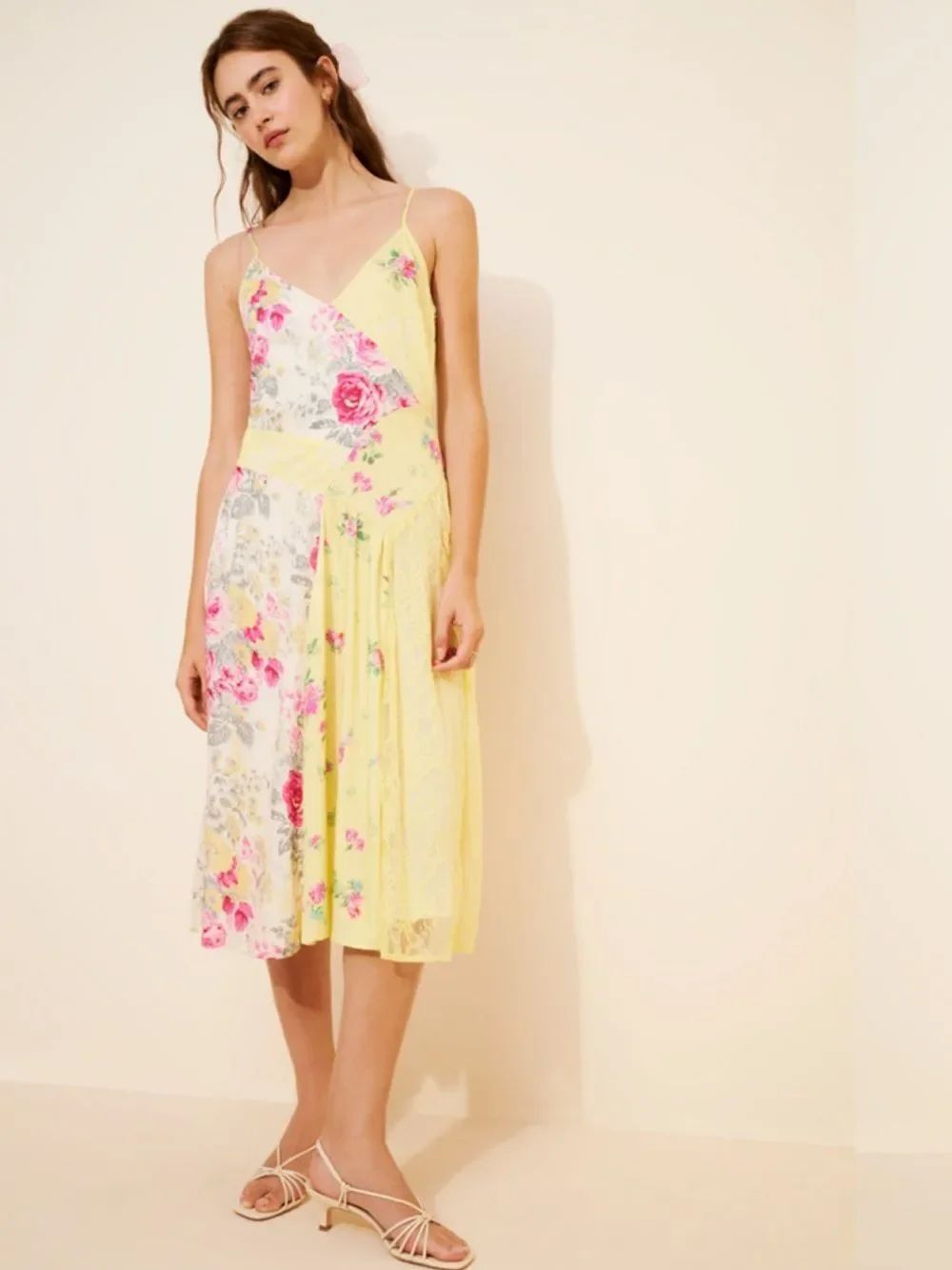 Anthropologie Sleeveless Patchwork Slip Dress
kk6